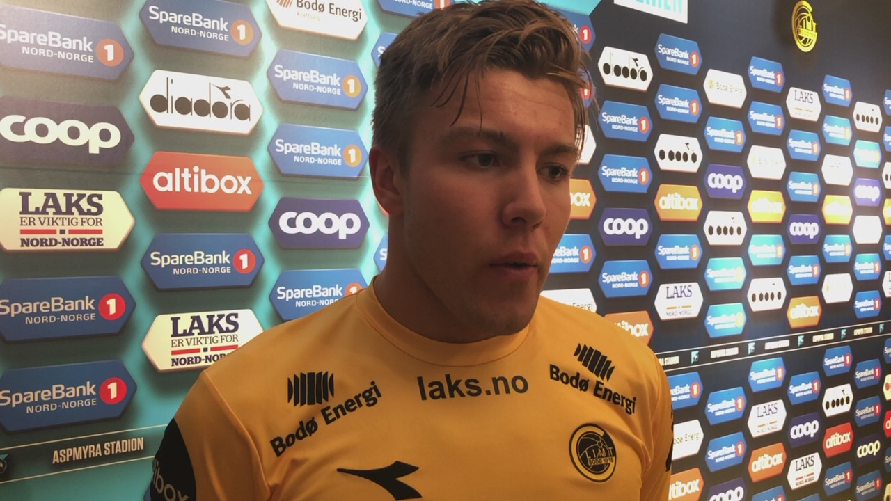 Fredrik André Bjørkan etter kampen mot Sarpsborg 08.